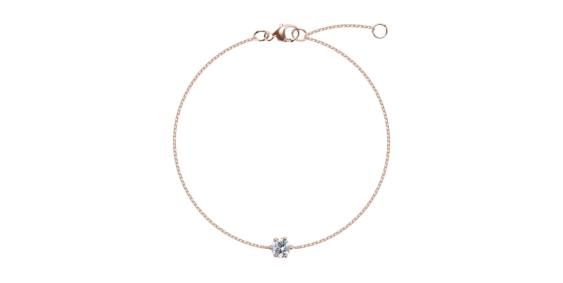 Náramok s diamantom Essential Shine