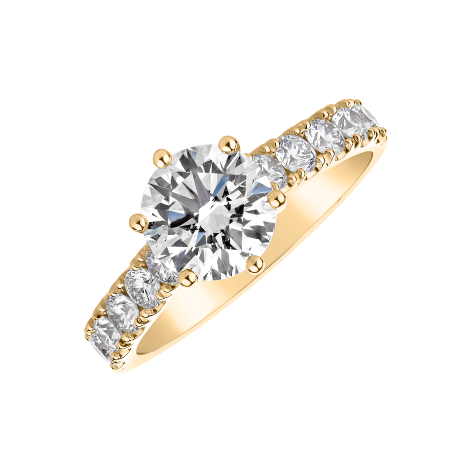 Prsteň s diamantmi Sparkling Love