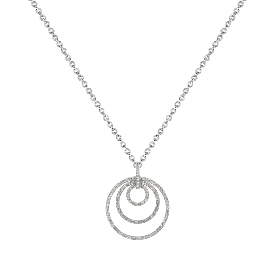 Přívěsok s řetízkom a diamantmi Faithful Virtue