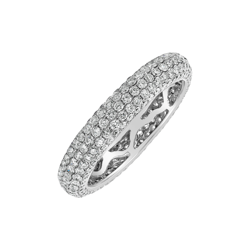 Prsteň s diamantmi Strong Elipse