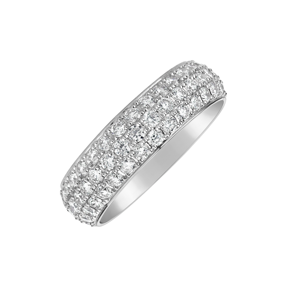 Prsteň s diamantmi Midnight Snake