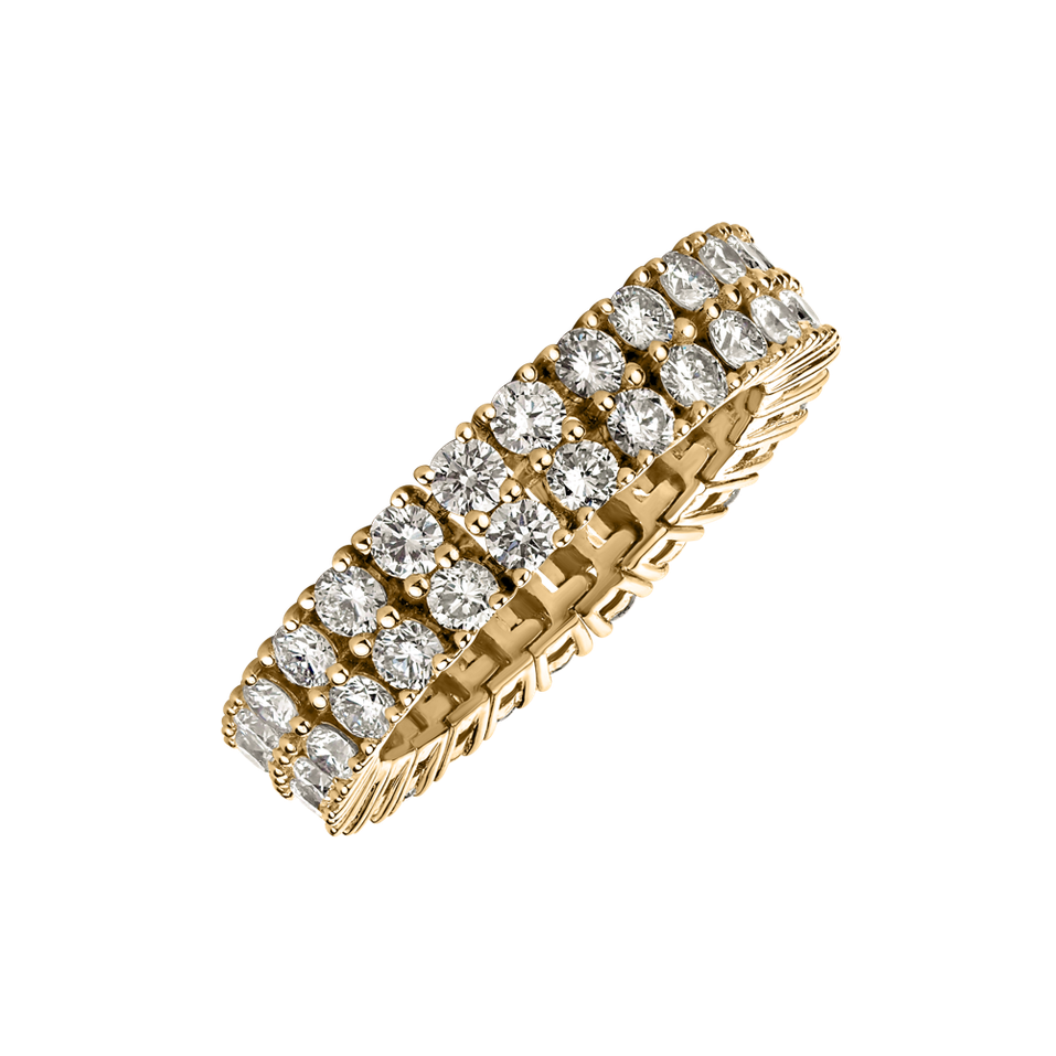 Prsteň s diamantmi Forever Shine