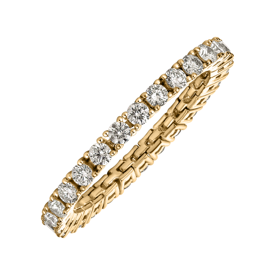 Prsteň s diamantmi Forever Shine