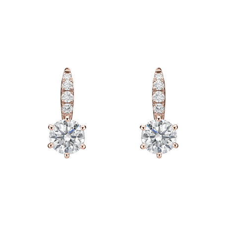 Náušnice s diamantmi Essential Glow