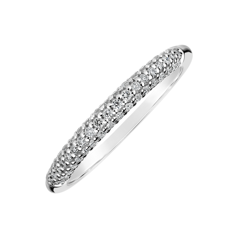 Prsteň s diamantmi Magical Storm