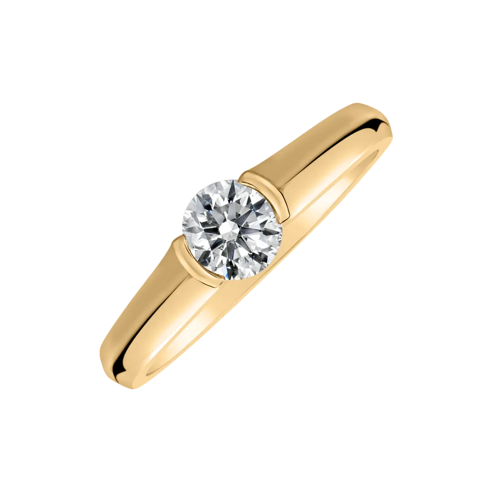 Prsteň s diamantom Brilliant Love