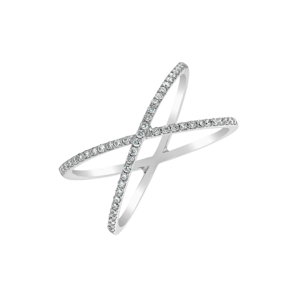 Prsteň s diamantmi Posh Planet