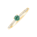 Prsteň so smaragdom a diamantmi Gem Simplicity2