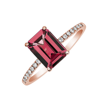 Prsteň s turmalínom a diamantmi Perfect Promise