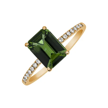 Prsteň s turmalínom a diamantmi Perfect Promise