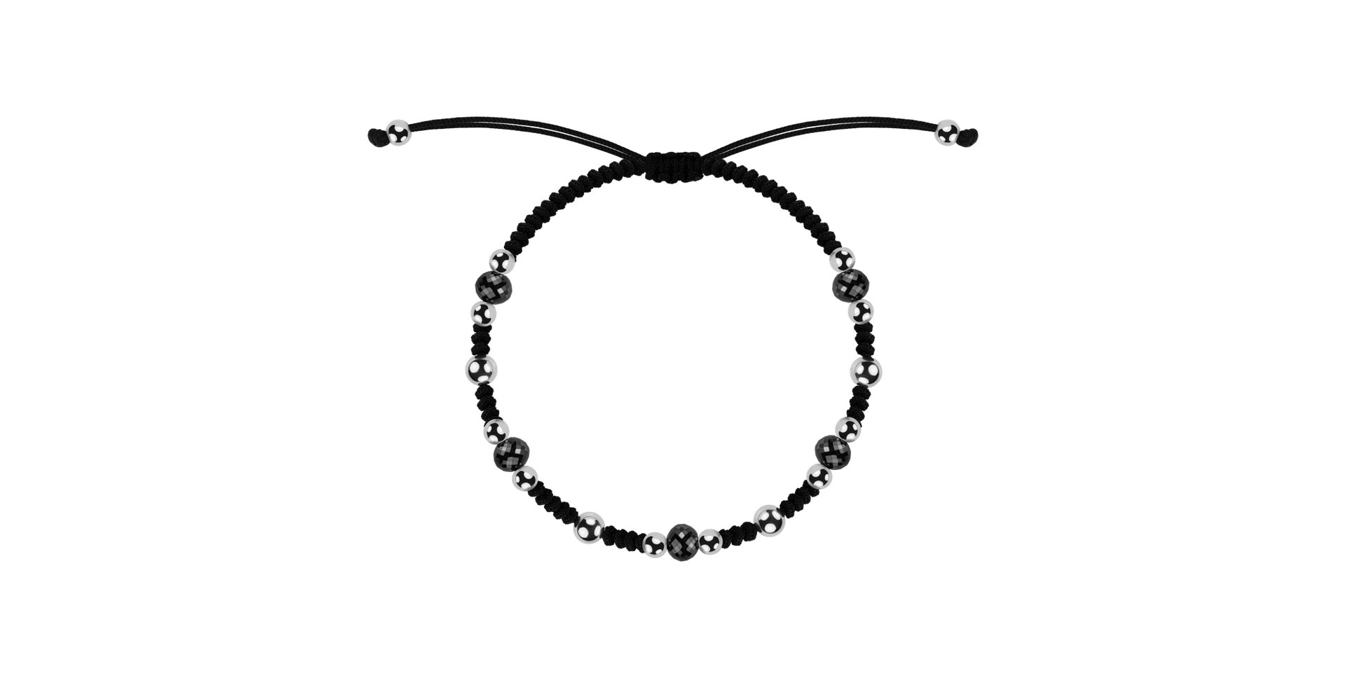 Náramok s čiernymi diamantmi Rare Elements