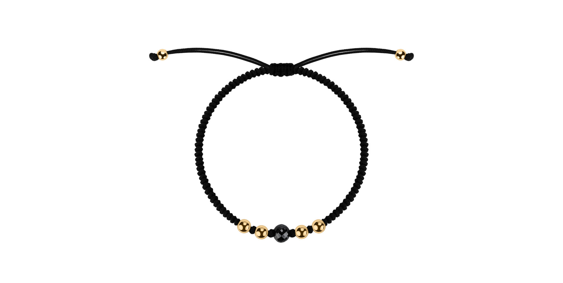 Náramok s čiernymi diamantmi Secret Magic