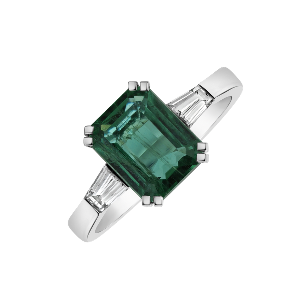 Prsteň so smaragdom a diamantmi Coronation Destiny