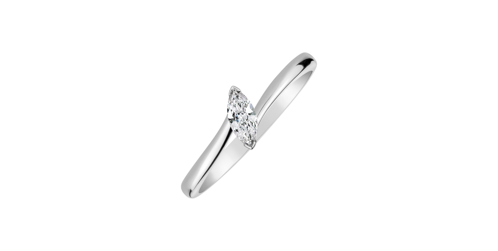 Prsteň s diamantom Quimby