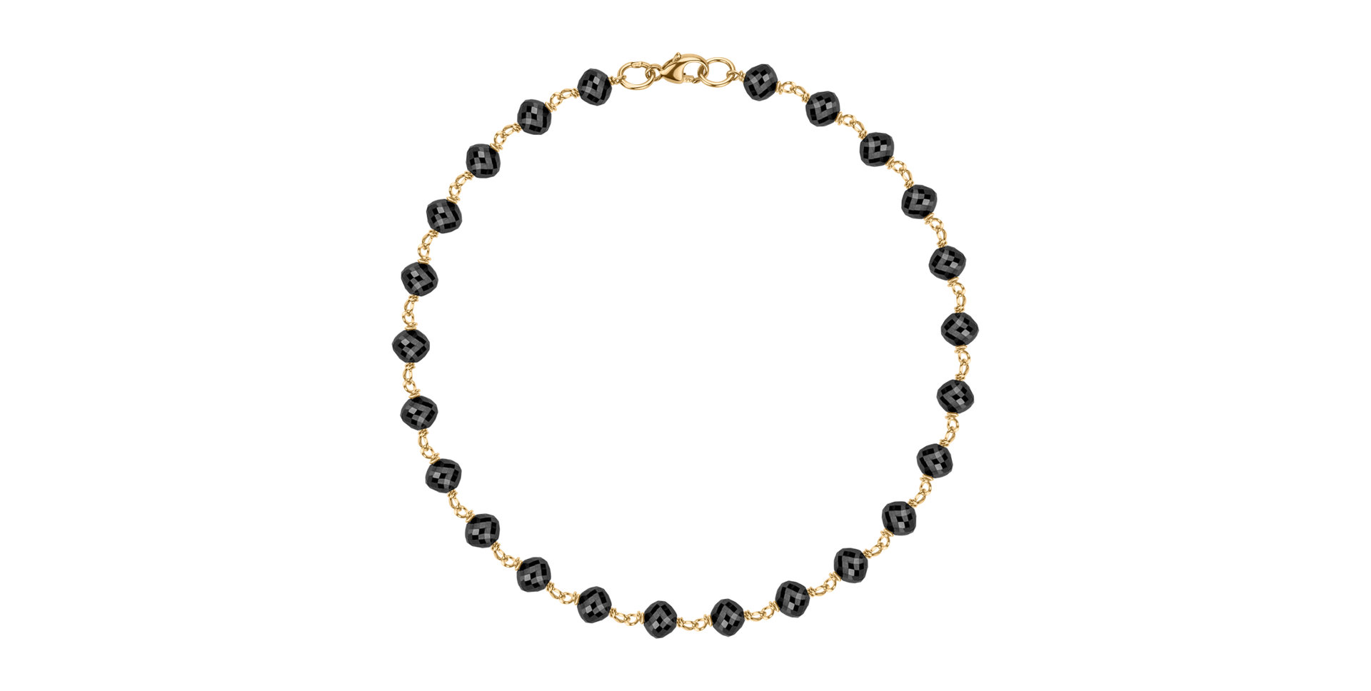 Náramok s čiernymi diamantmi Dark Melody