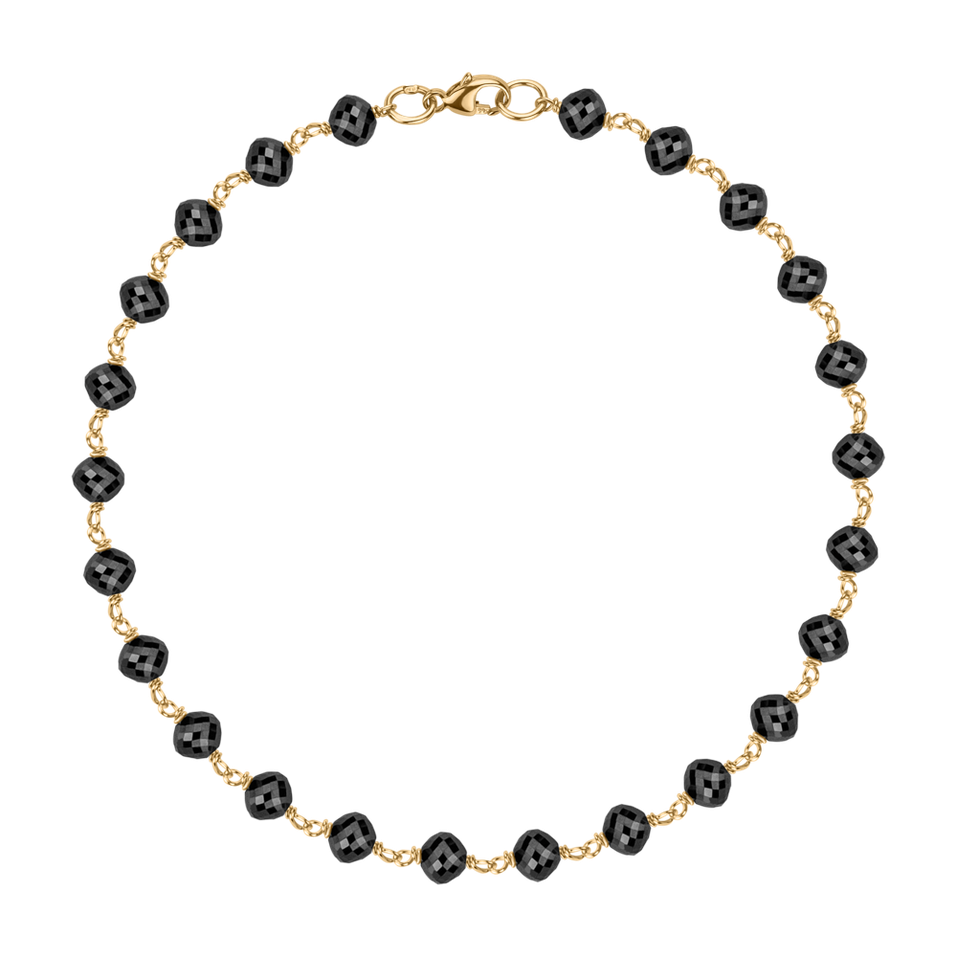 Náramok s čiernymi diamantmi Dark Melody