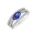 Prsteň s tanzanitom a diamantmi Bruno2