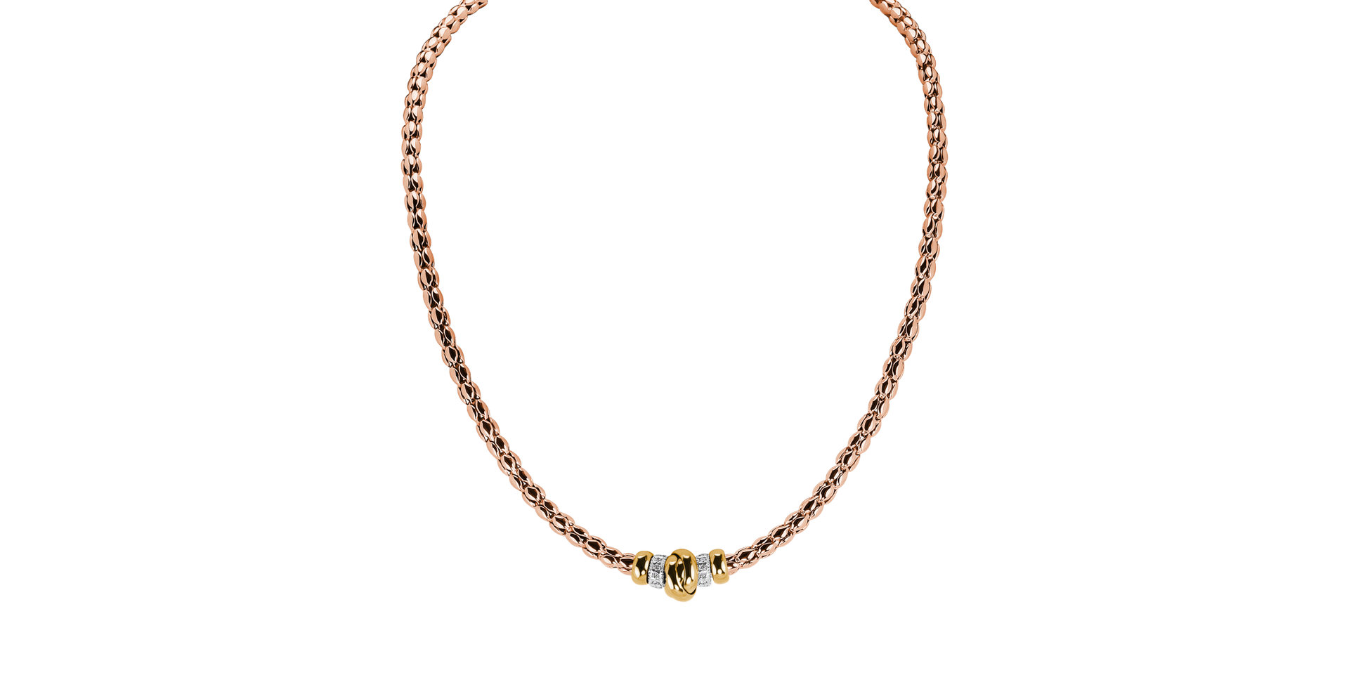 Náhrdelník s diamantmi Luna