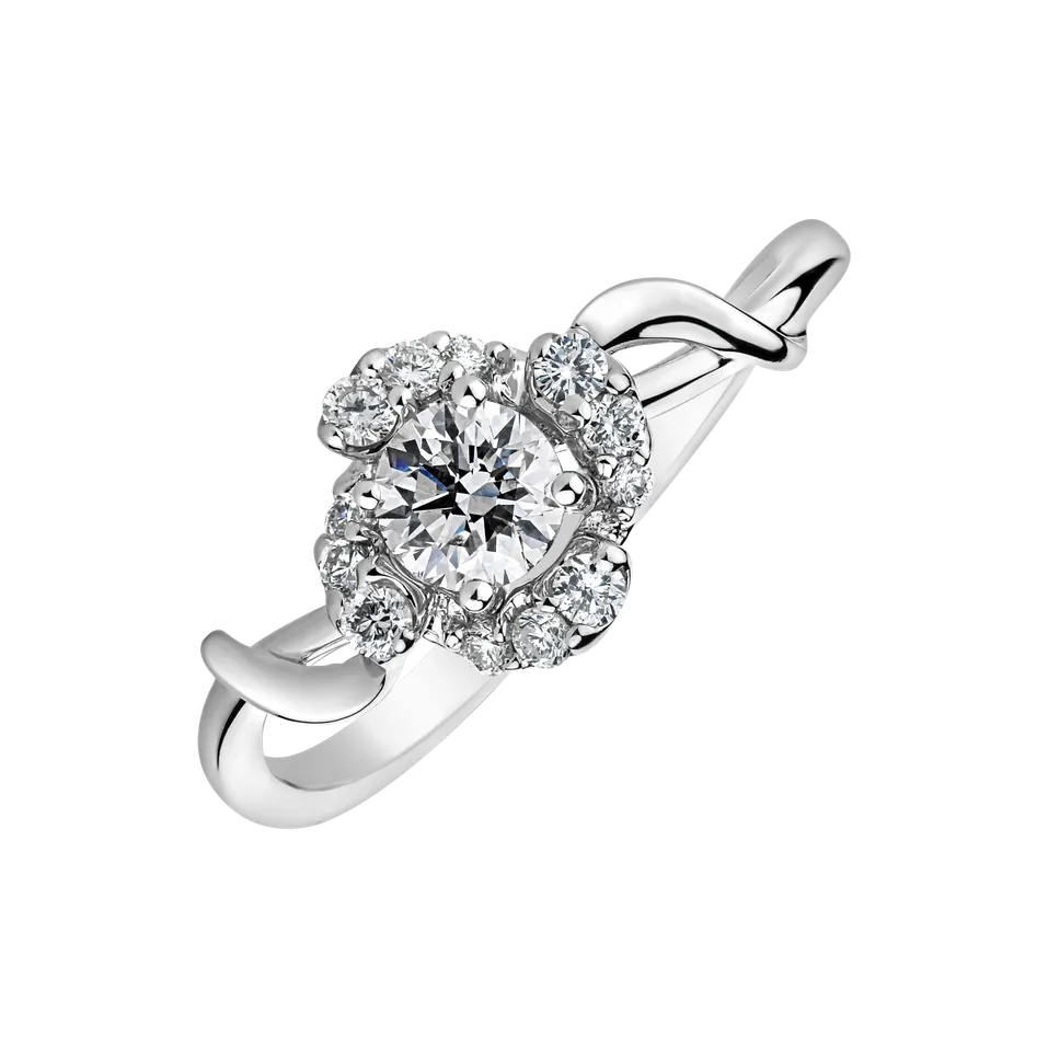 Prsteň s diamantmi Lustrous Desire