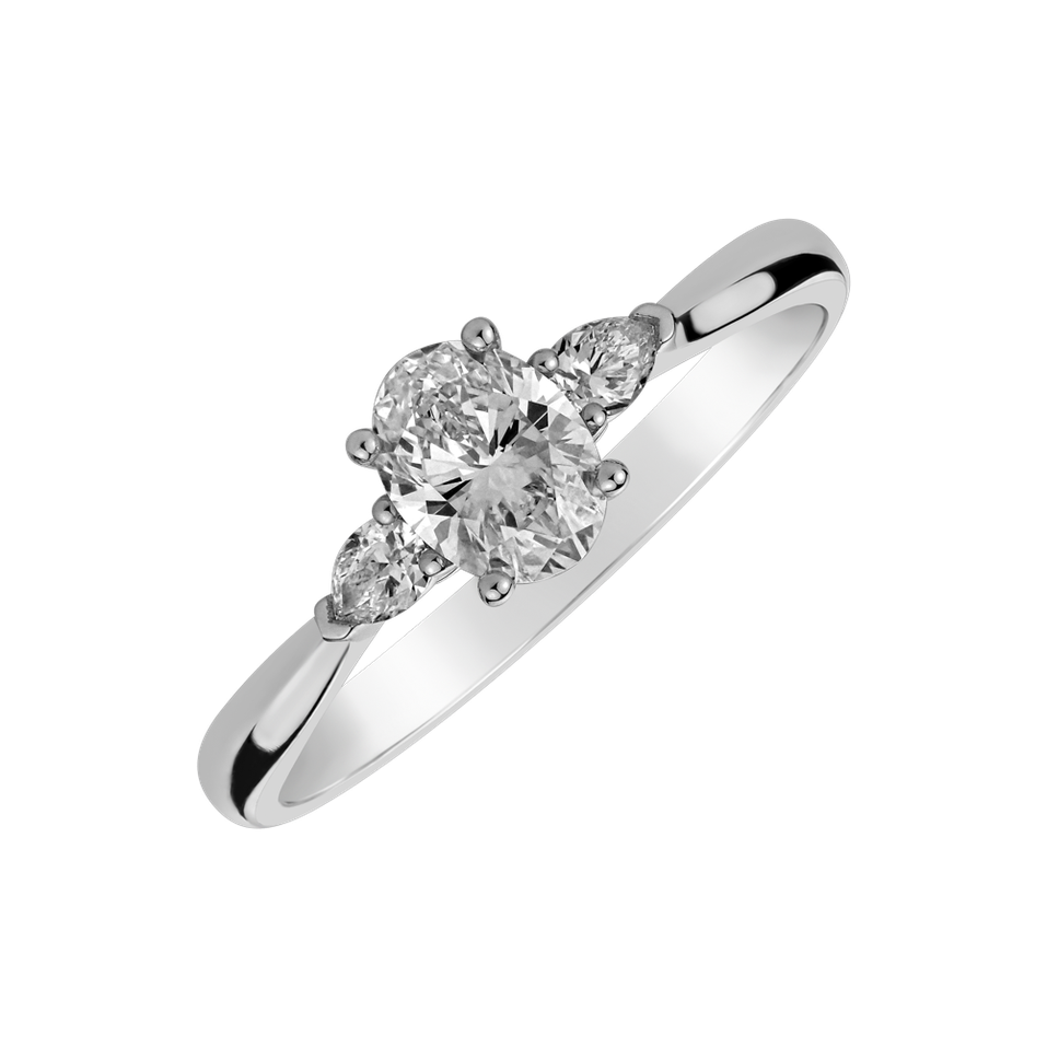 Prsteň s diamantmi Fiona