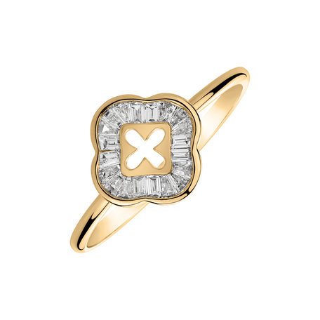 Prsteň s diamantmi Galio