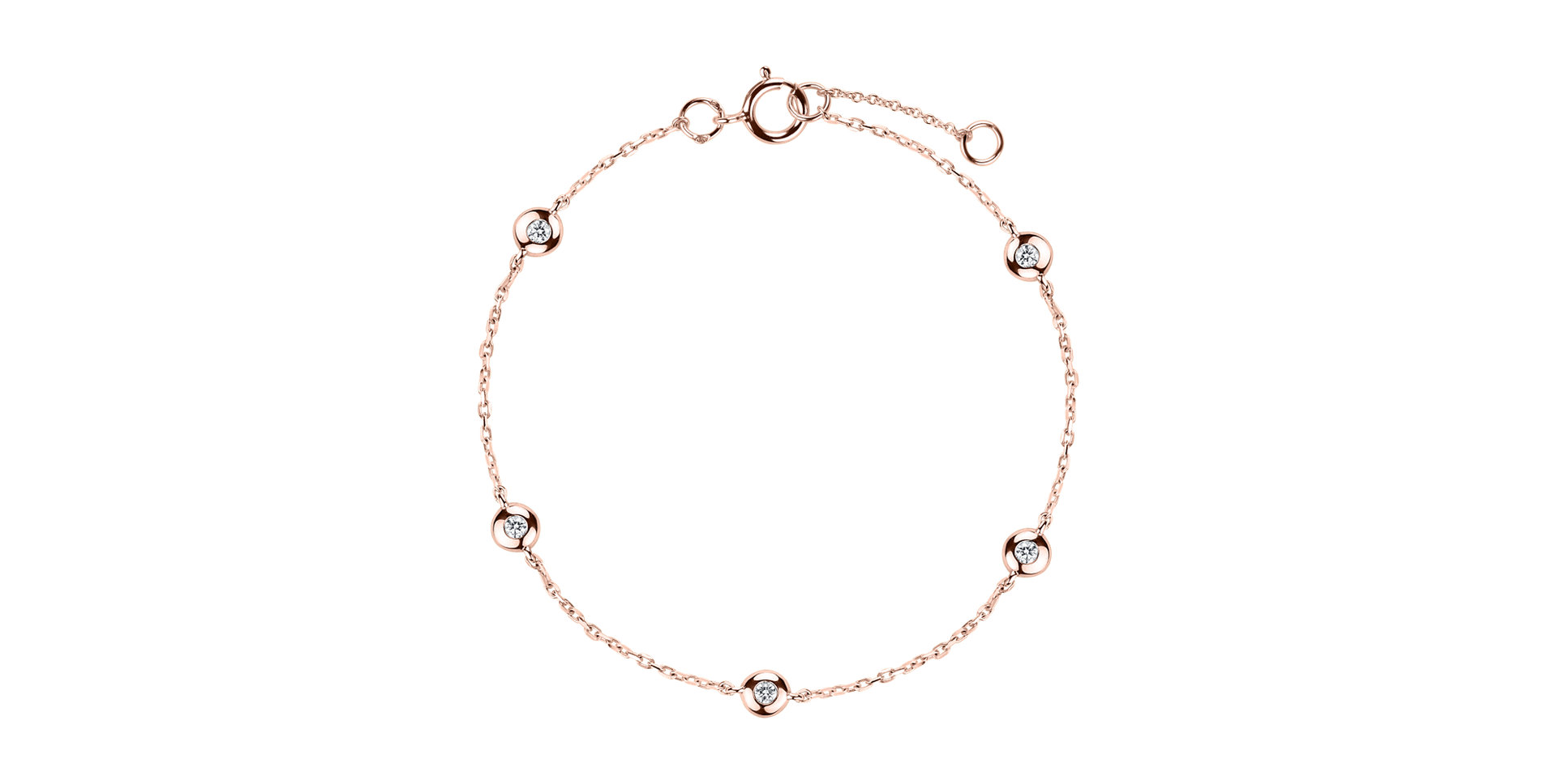 Náramok s diamantmi Sparkling Dots