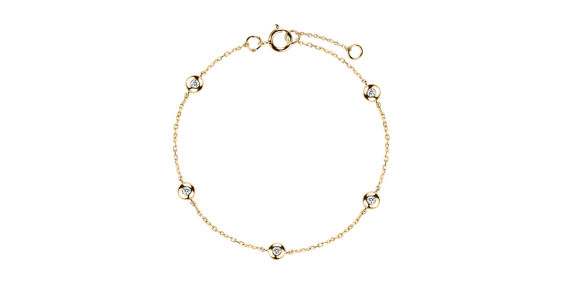 Náramok s diamantmi Sparkling Dots