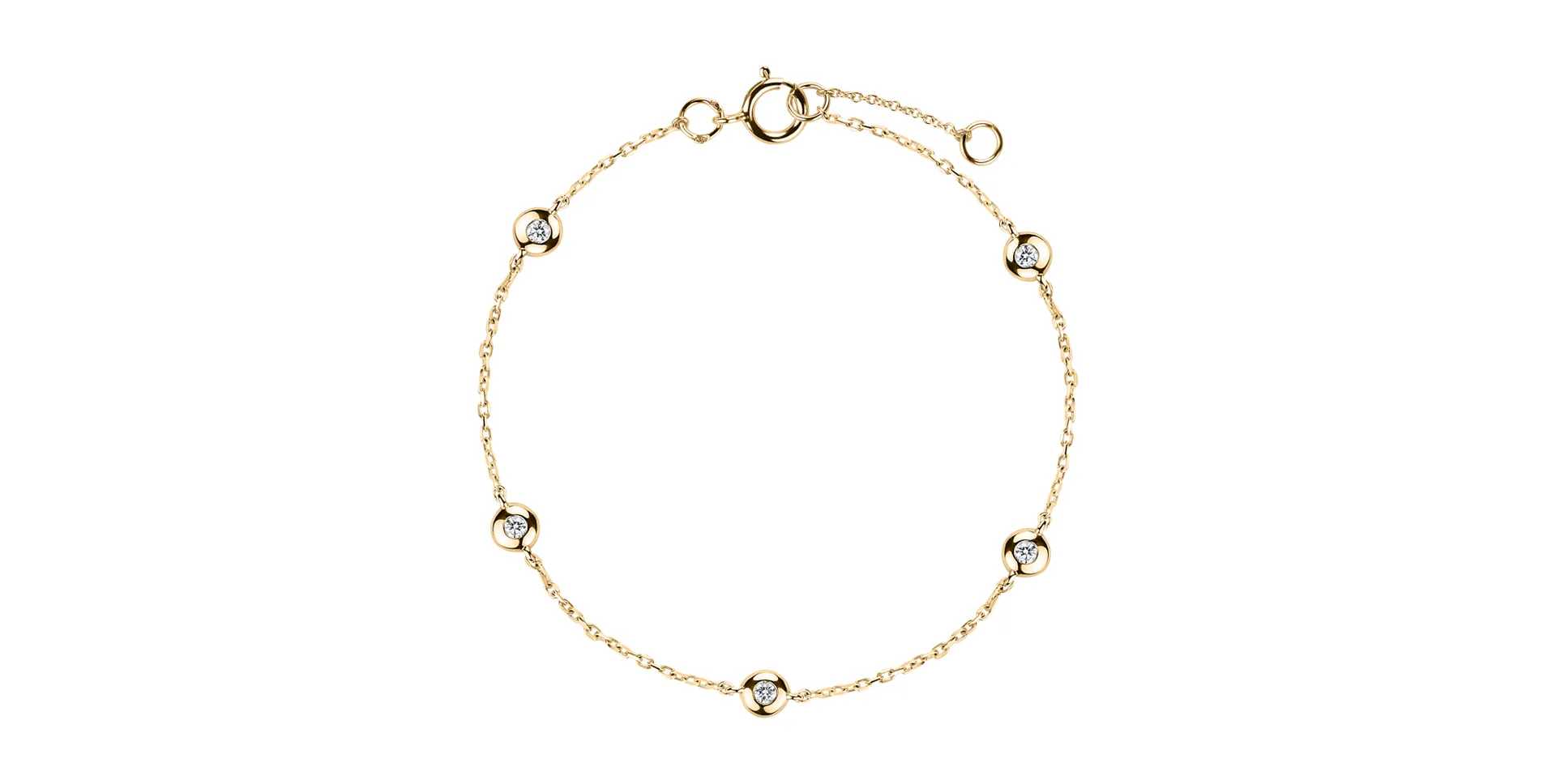 Náramok s diamantmi Sparkling Dots