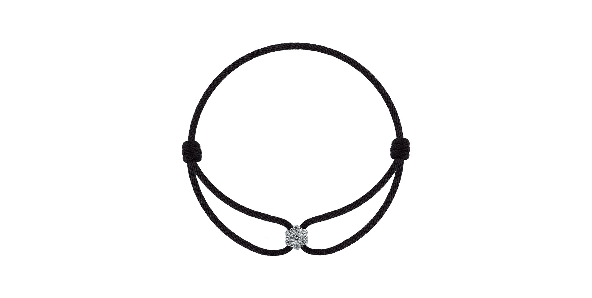 Náramok s diamantmi Deep Snow