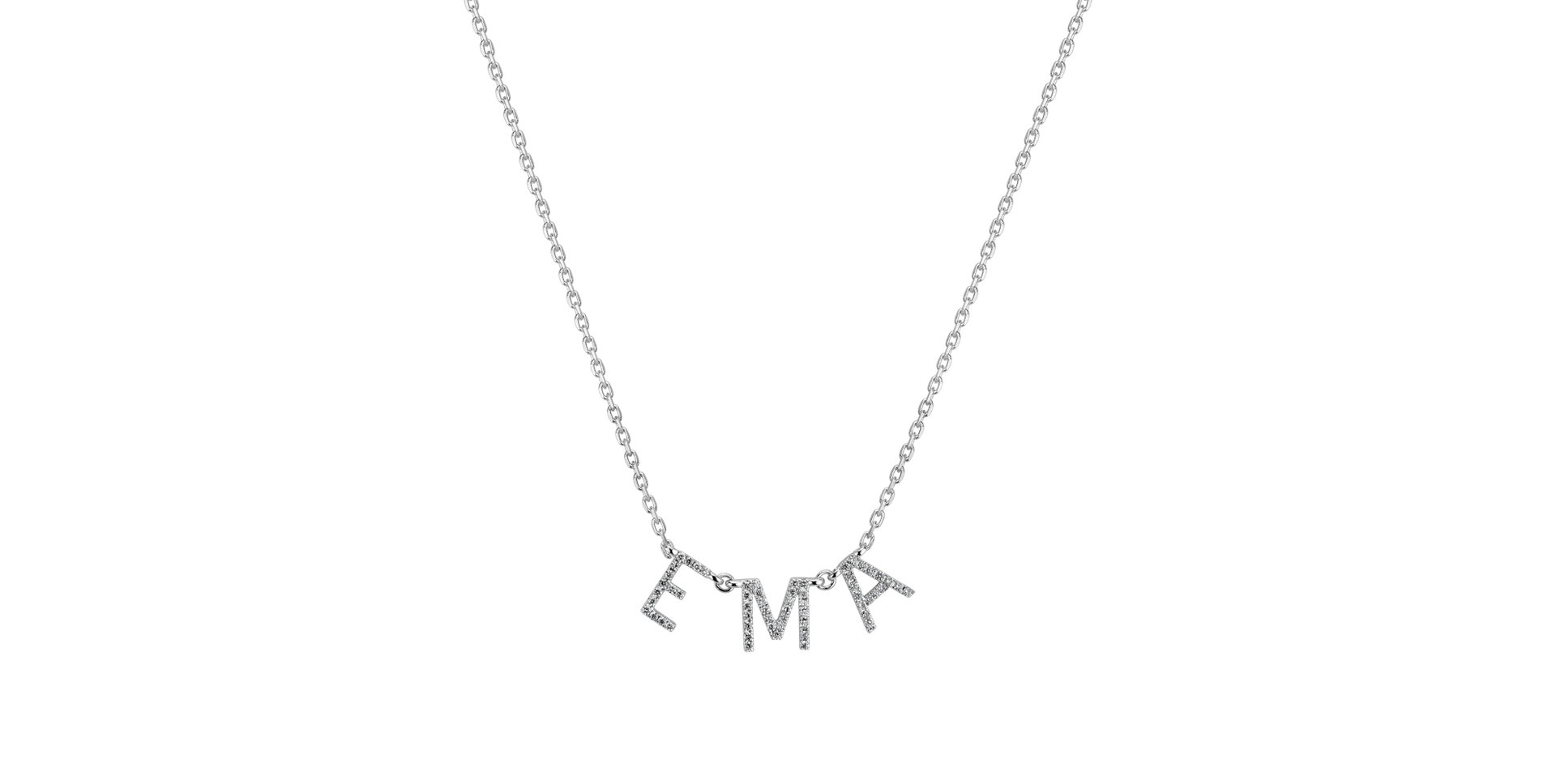 Náhrdelník s diamantmi Ema Shine