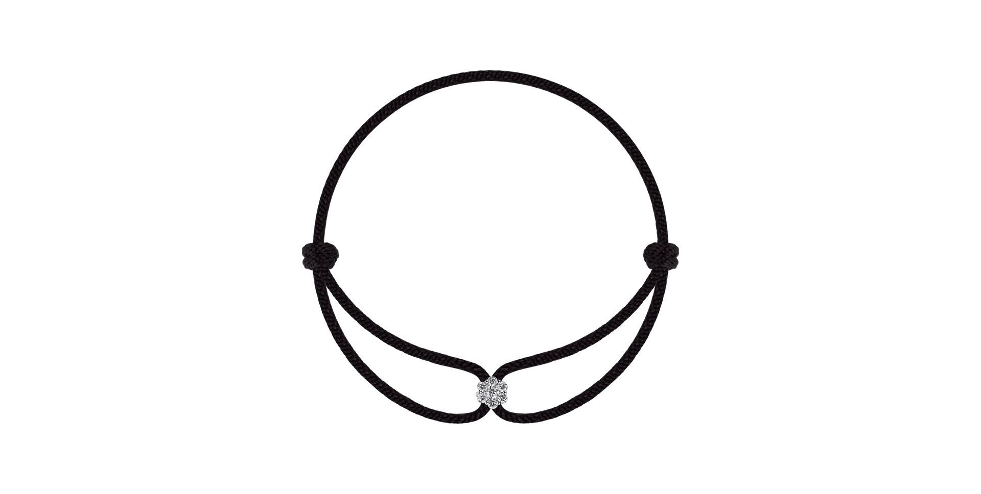 Náramok s diamantmi Deep Snow