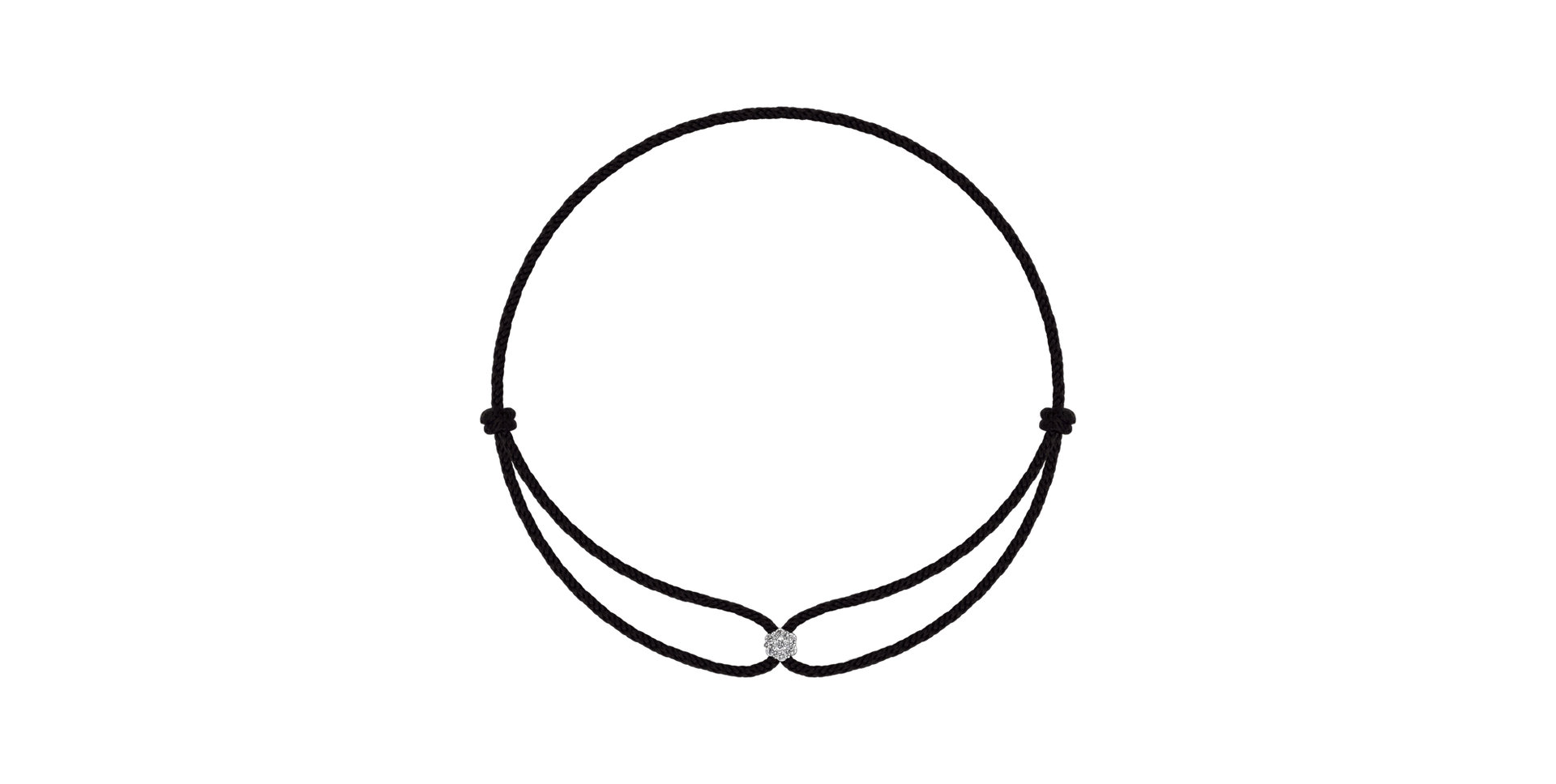 Náramok s diamantmi Deep Snow