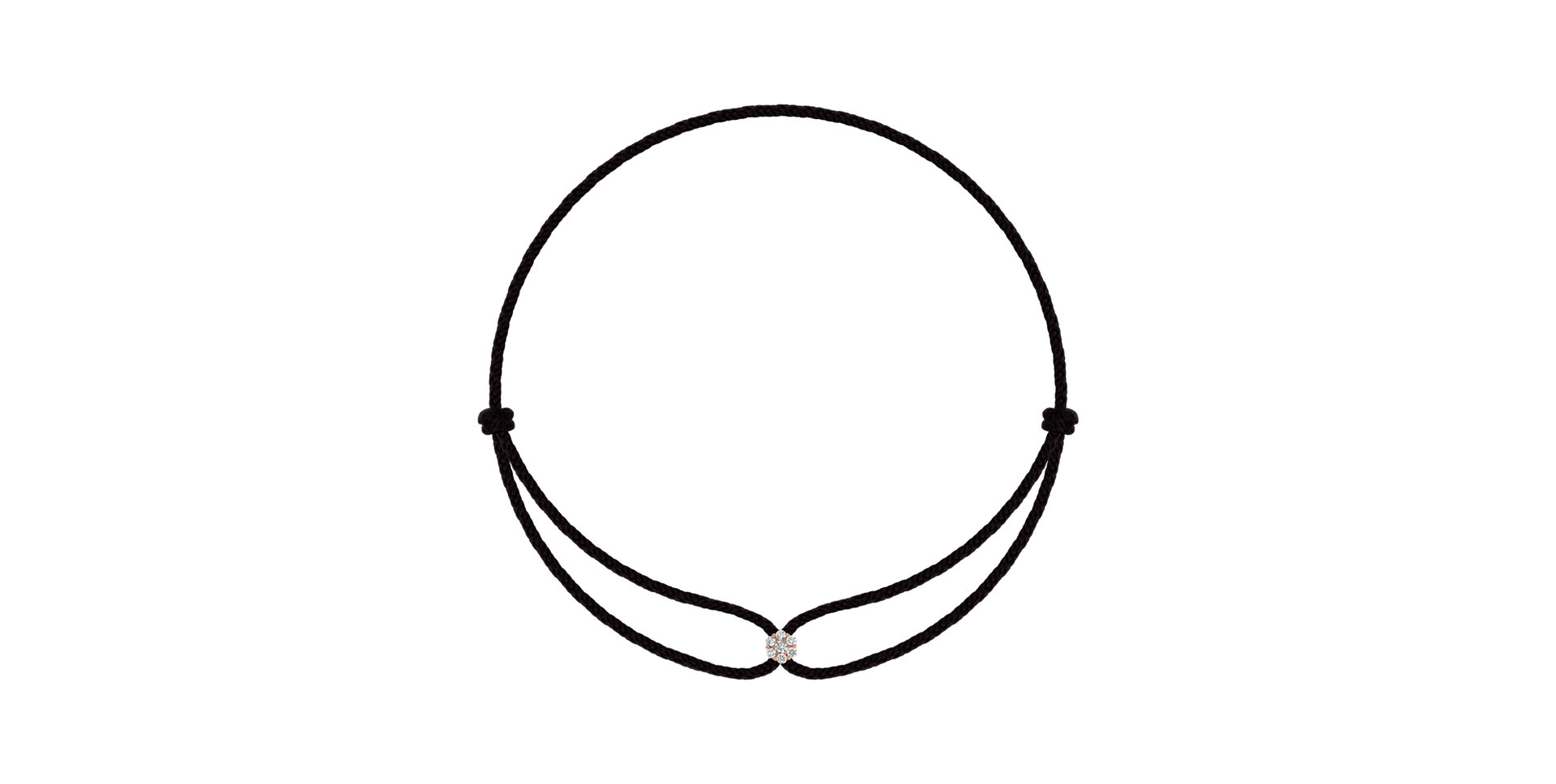 Náramok s diamantmi Deep Snow