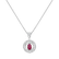 Přívěsok s rubínom a diamantmi Miracle Flame2