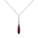 Přívěsok s turmalinom a diamantmi Bloody Tear2
