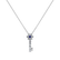Náhrdelník so zafírom a diamantmi Magical Key2