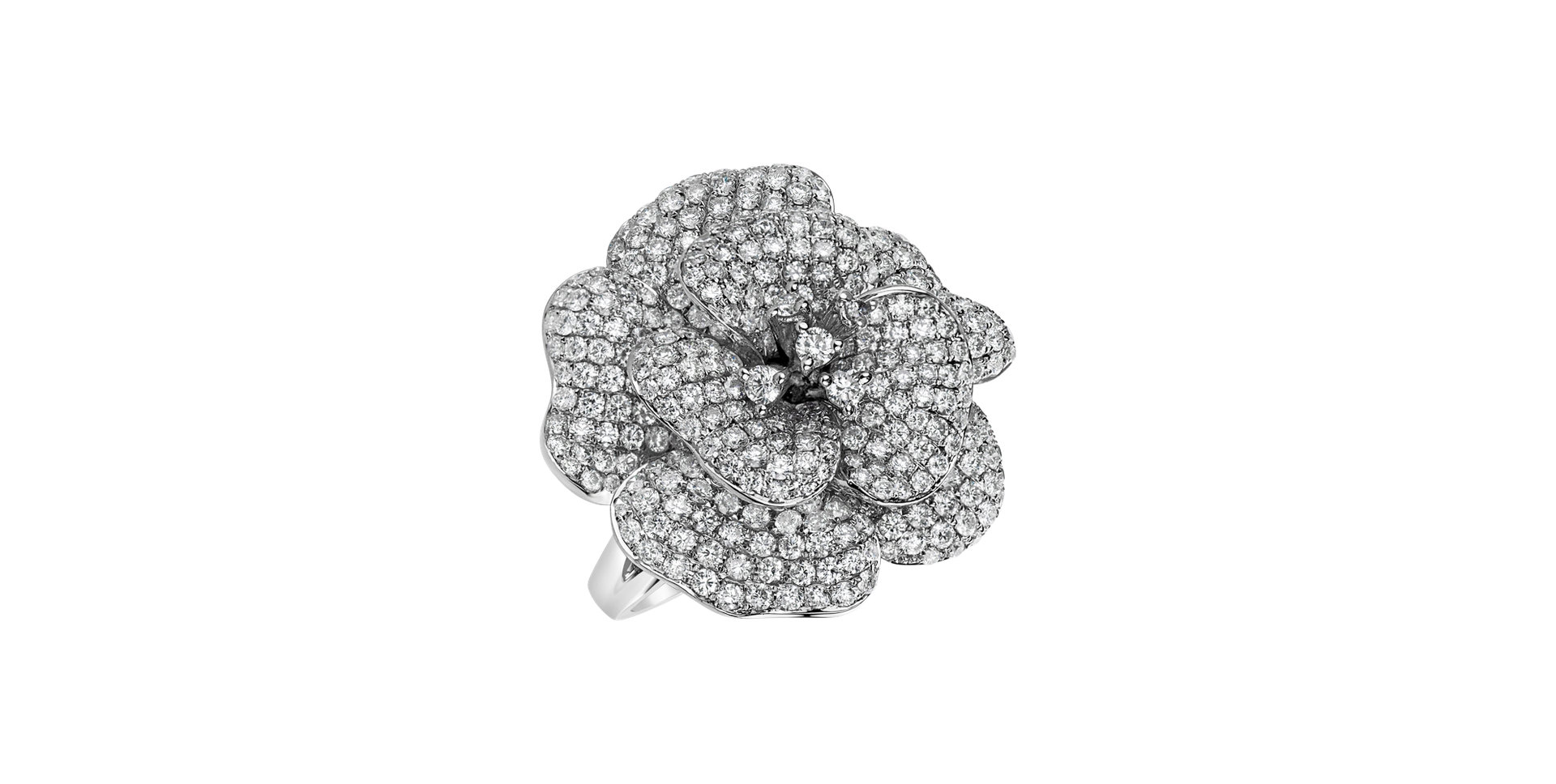 Prsteň s diamantmi Moonlight