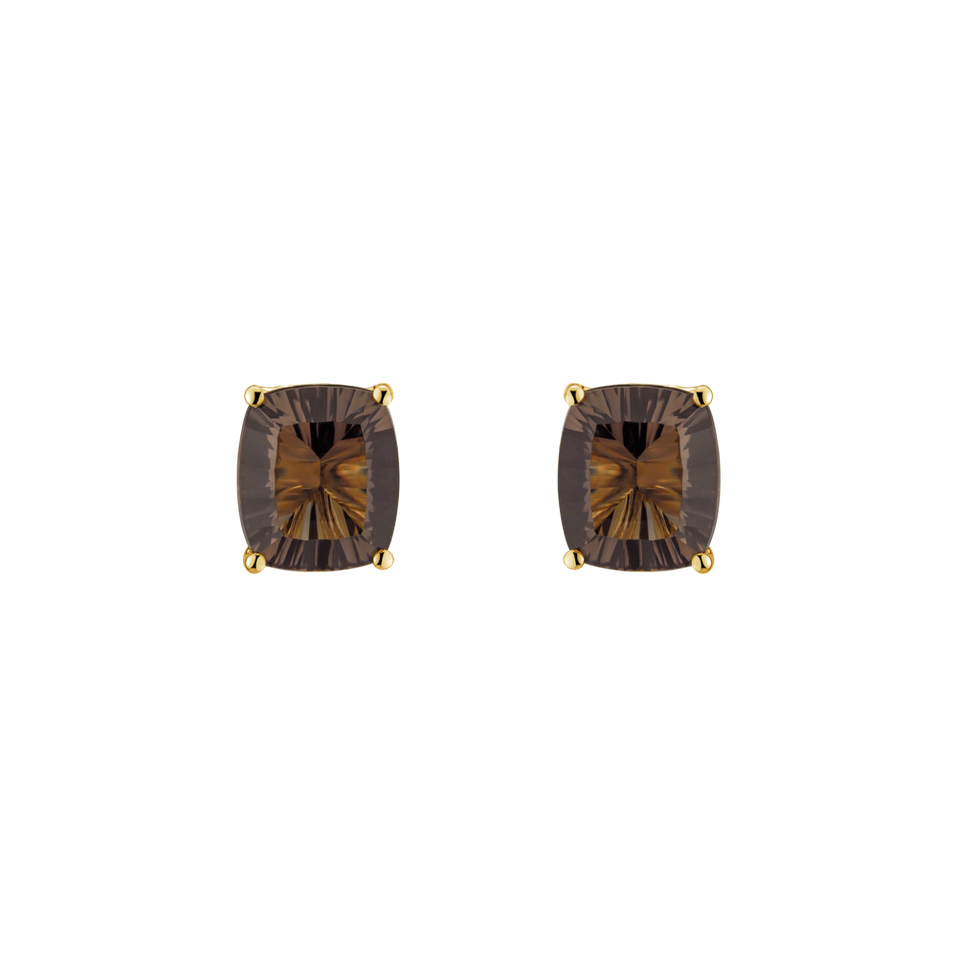 Náušnice s quartzom Lutin