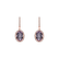 Náušnice s ametystom diamantmi Odyssey2