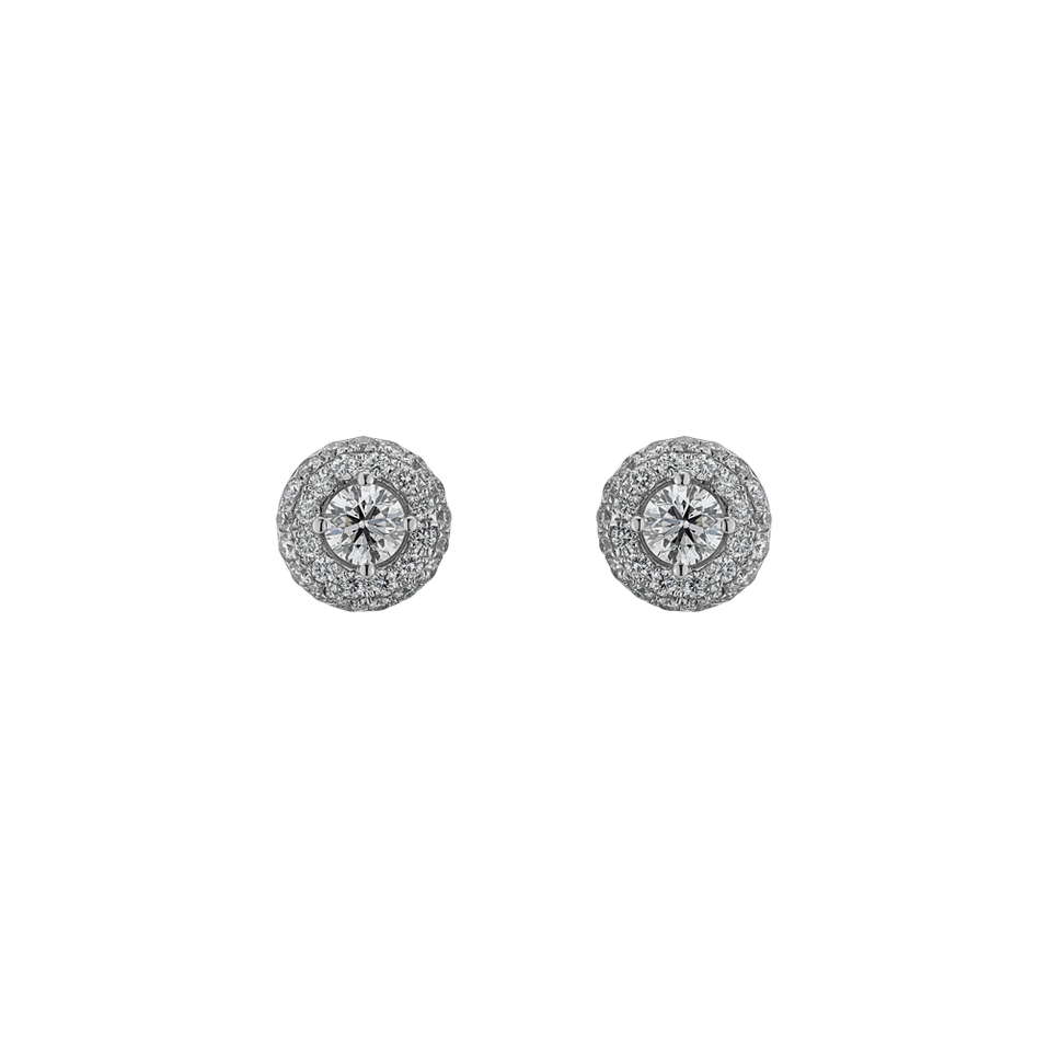 Náušnice s diamantmi Dynastie of Diamond