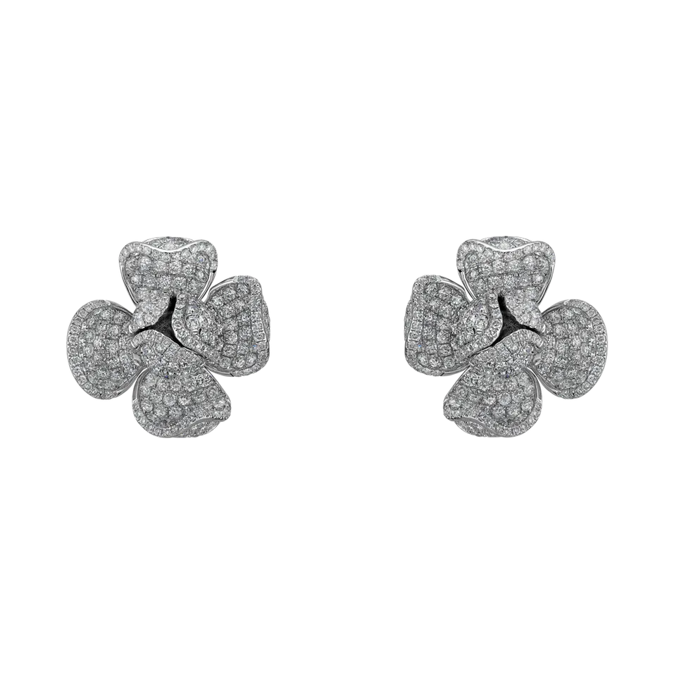 Náušnice s diamantmi Magic Cloud