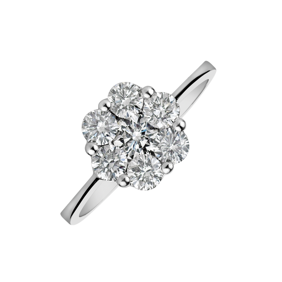 Prsteň s diamantmi Fiona