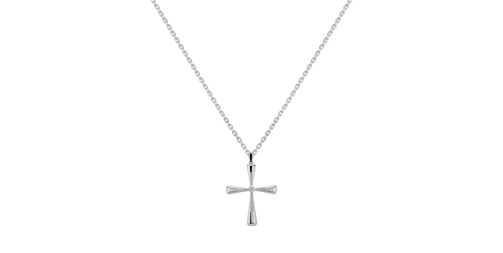 Přívěsok s diamantmi Glory Cross