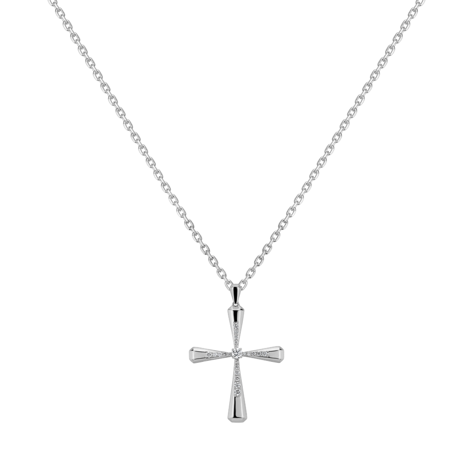 Přívěsok s diamantmi Glory Cross