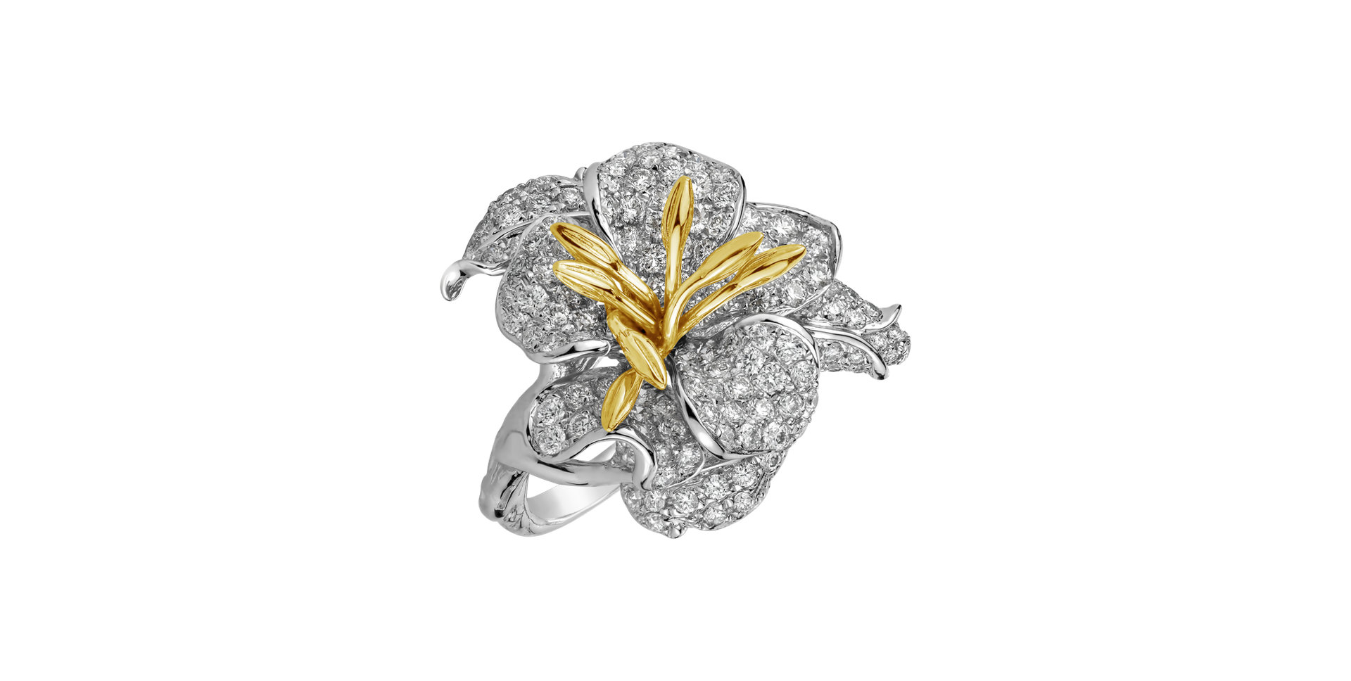 Prsteň s diamantmi Rafaela