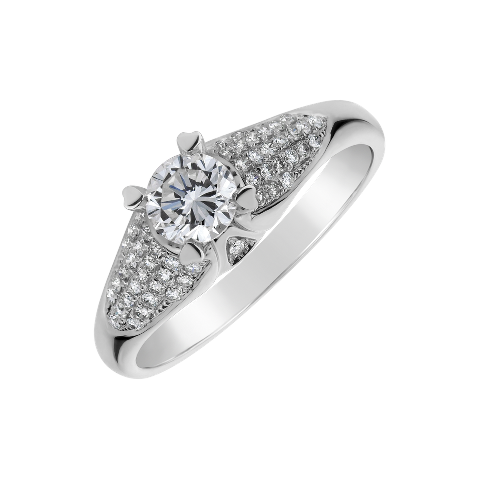 Prsteň s diamantmi First Love