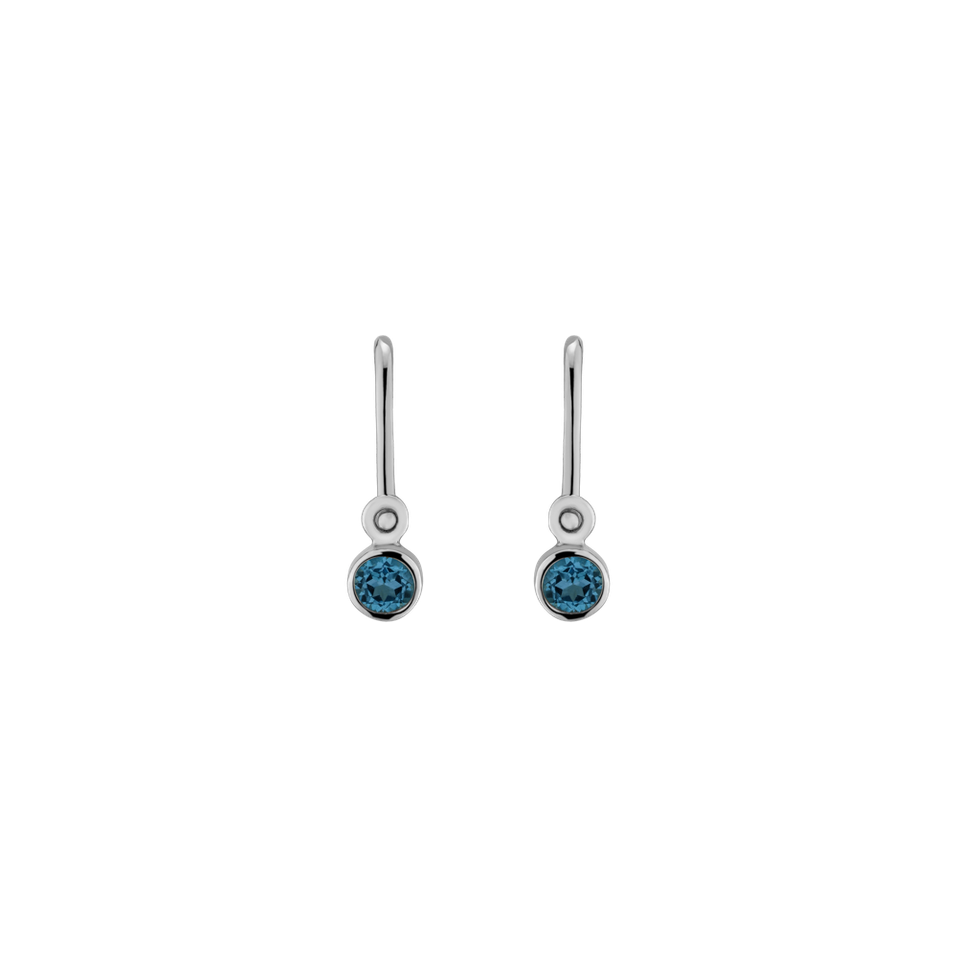 Detské náušnice s topásom Little Gem