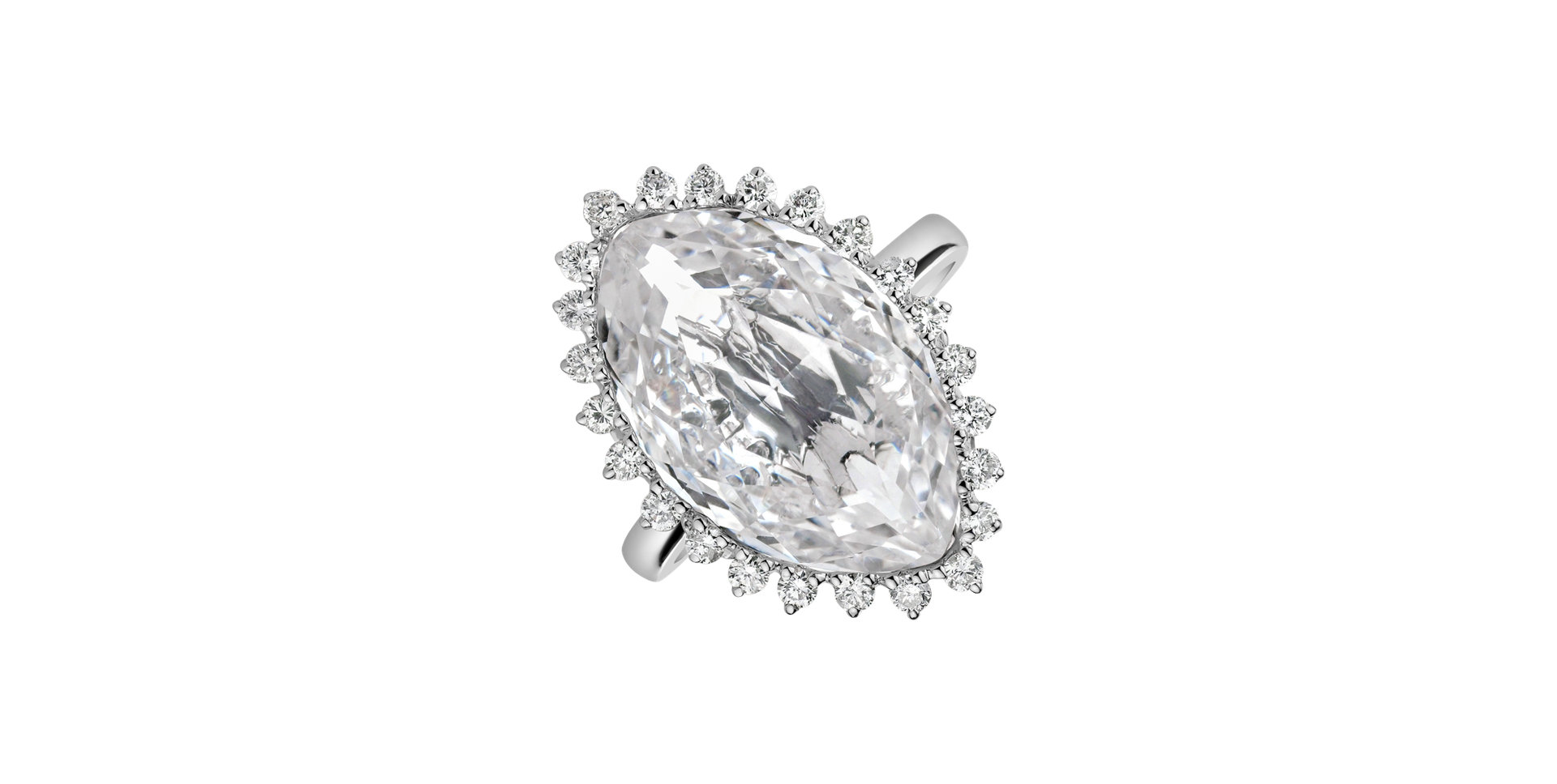 Prsteň s topásom a diamantmi Darlar Hope