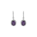 Náušnice s ametystom diamantmi Penny2