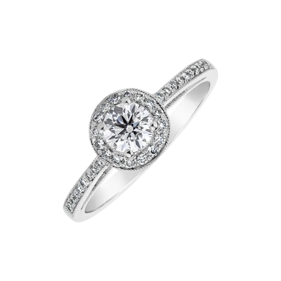 Prsteň s diamantmi Luxurious Shine